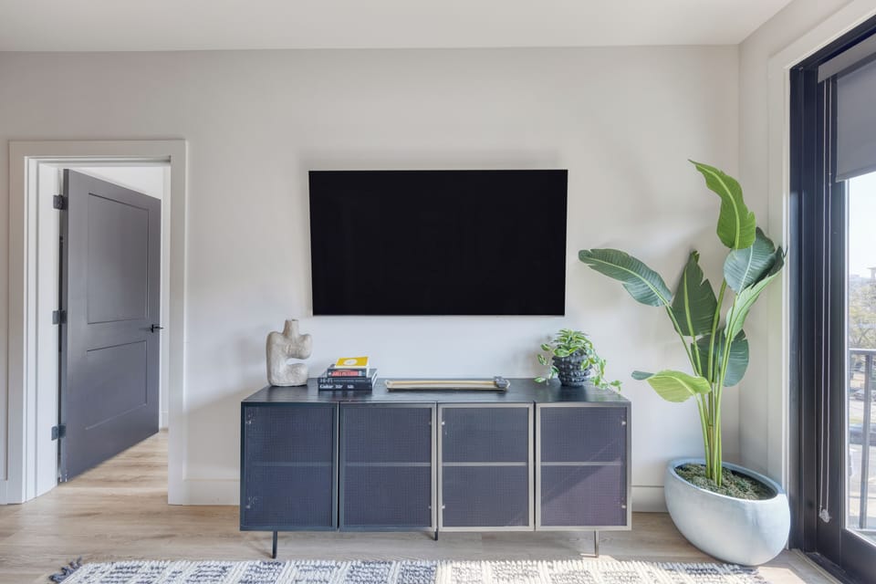 Kick back and watch TV.