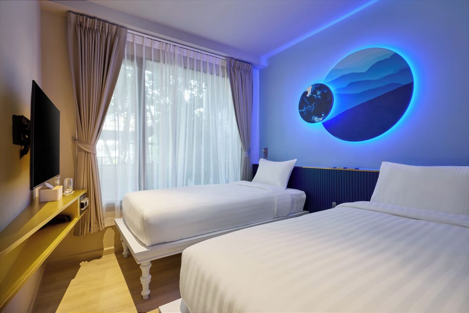 Vibe Super - Twin | In-room safe, blackout drapes, free WiFi, bed sheets