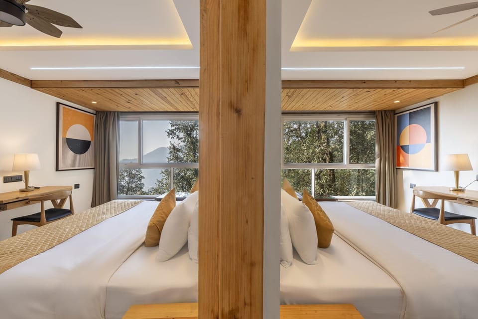 Family Room, 2 Bedrooms, Connecting Rooms, Valley View | Soundproofing, free WiFi, bed sheets