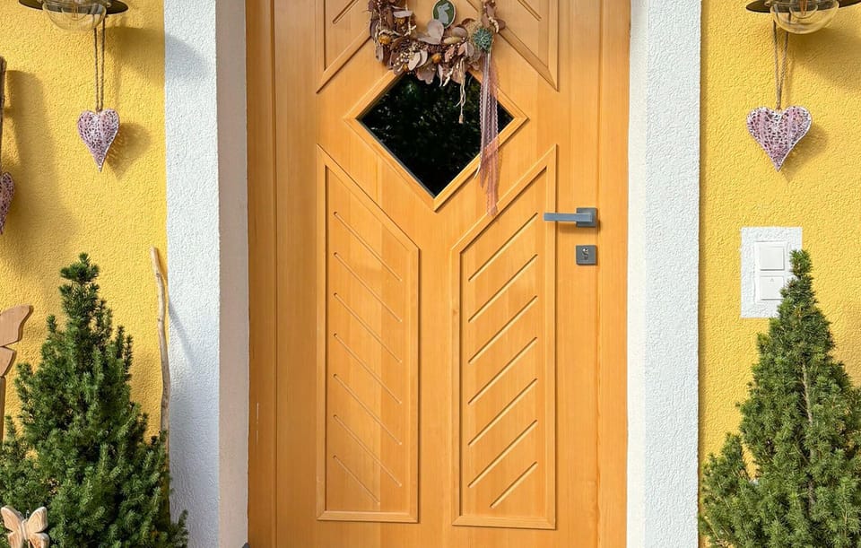 outside