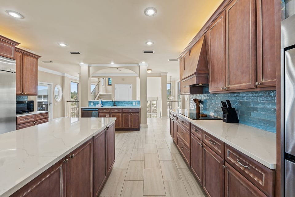 spacious kitchen