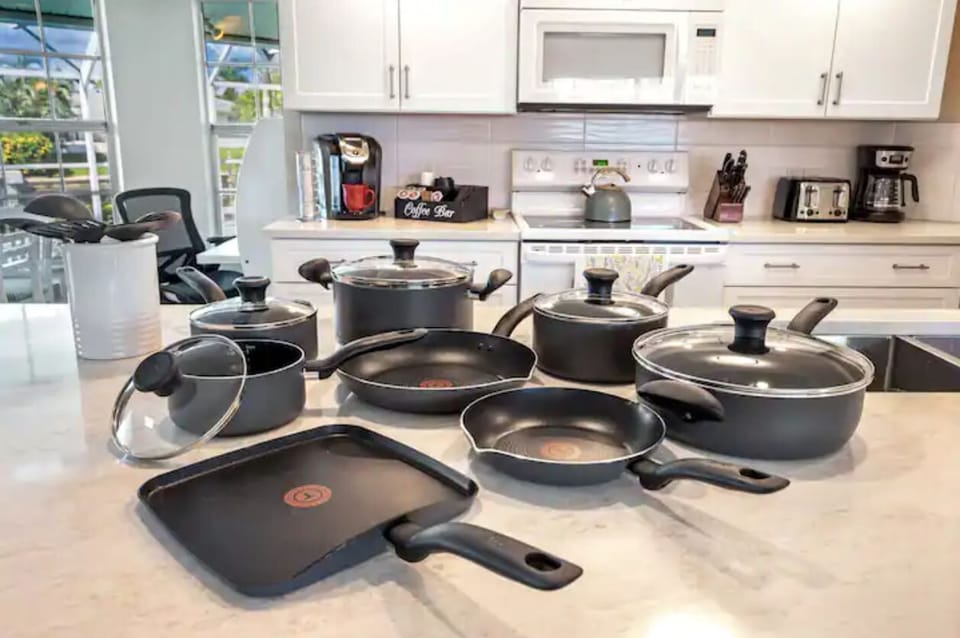 Cook with ease in our fully equipped kitchen