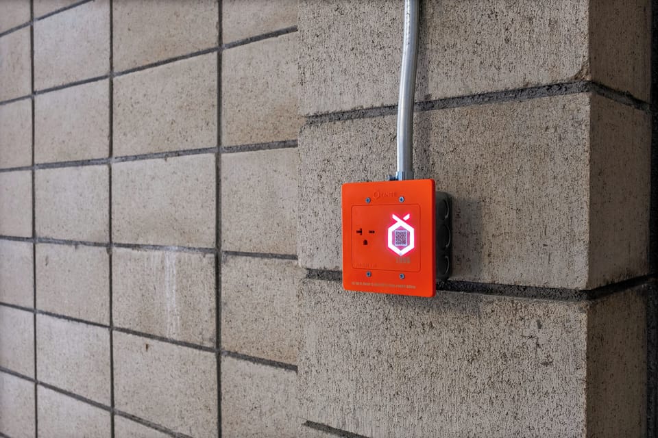 EV charger available for your convenience.