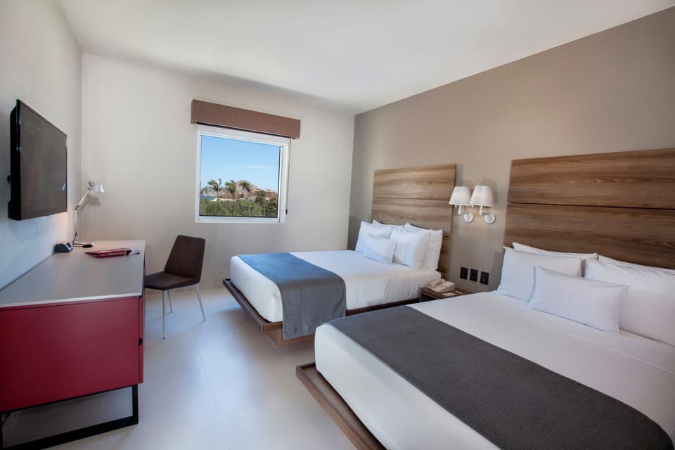 In-room safe, desk, blackout drapes, iron/ironing board