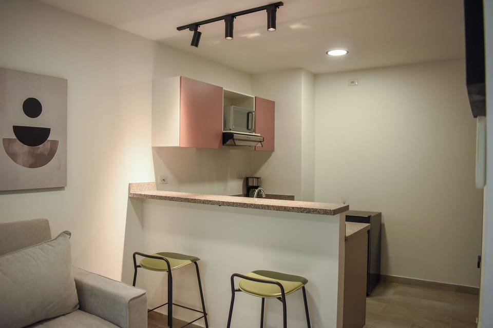 Deluxe Room, City View | Private kitchen | Microwave, electric kettle, cookware/dishes/utensils