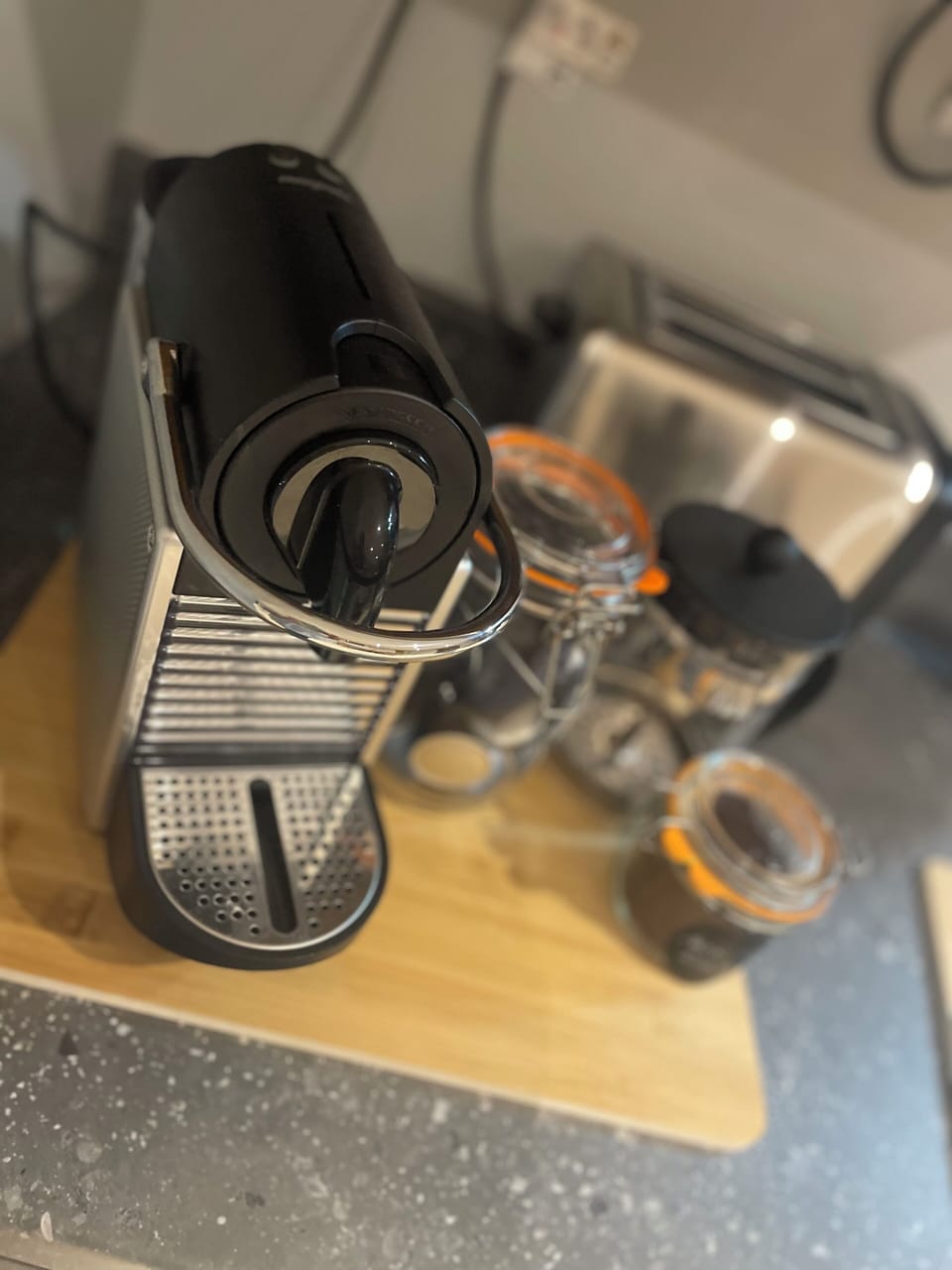 Nespresso coffee machine and cafetière available