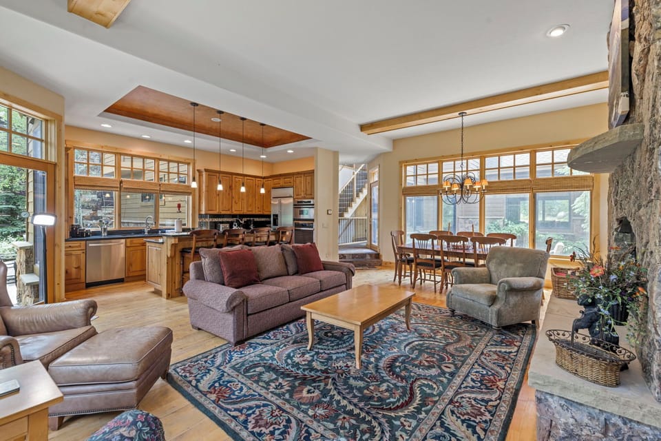 Living area on main level of the home.