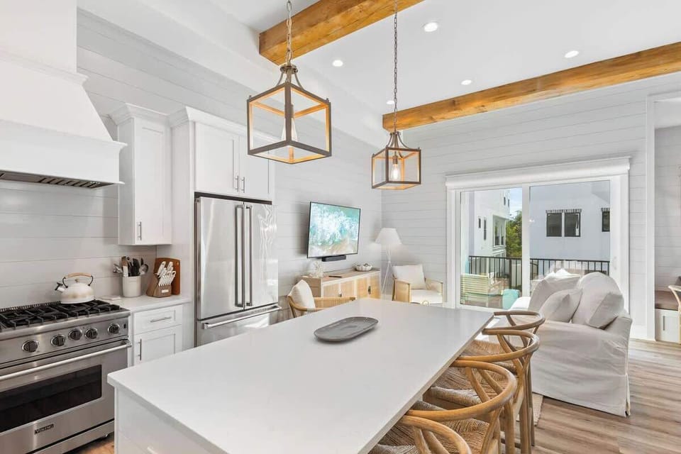 Enjoy cooking together in the gourmet kitchen.