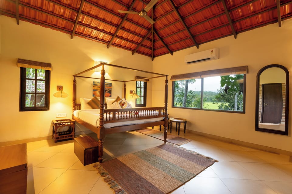 Paddy View Luxury Villa with Balcony | In-room safe, individually decorated, individually furnished, desk