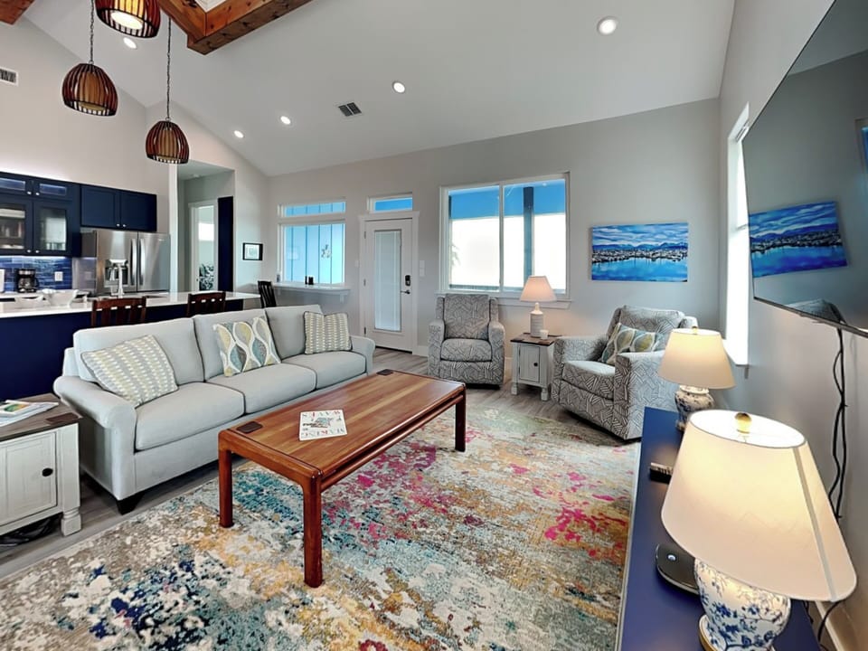 Living Room - Second Level, Water Views