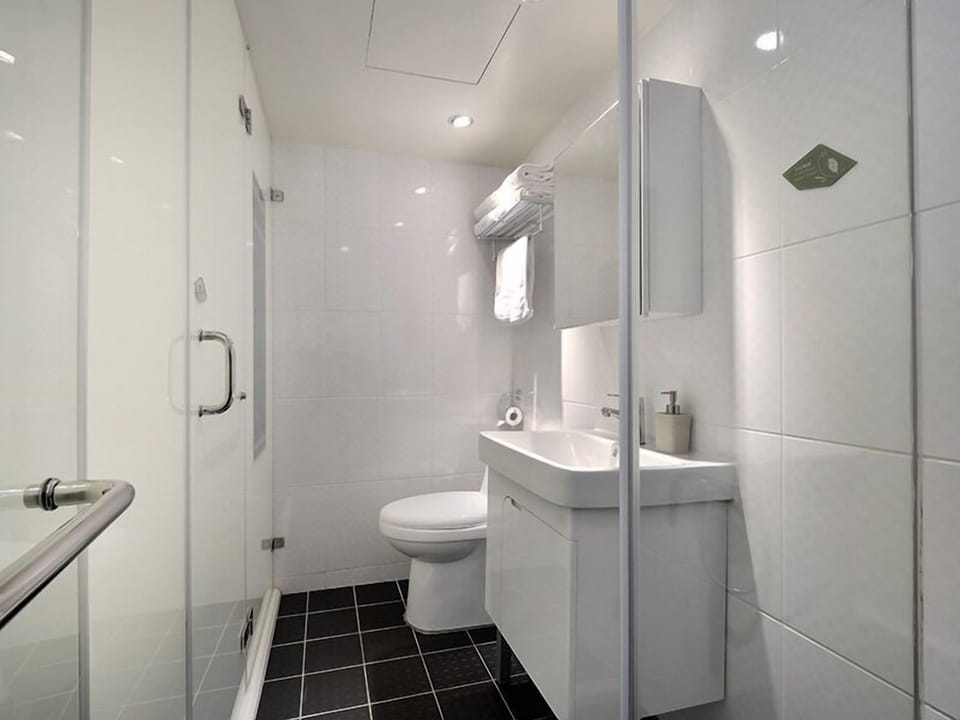 Deluxe Double Room | Bathroom | Shower, rainfall showerhead, free toiletries, hair dryer