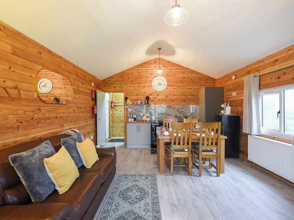 Open plan living space | Llwynog Lodge, Montgomery