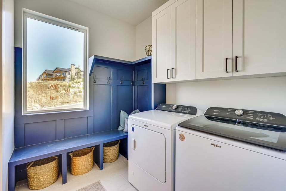 Laundry Room | 1st Floor | Large Capacity Washer & Dryer