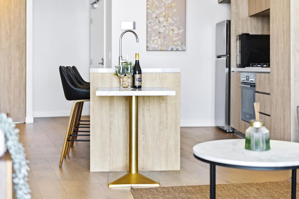 The elegant dining area 