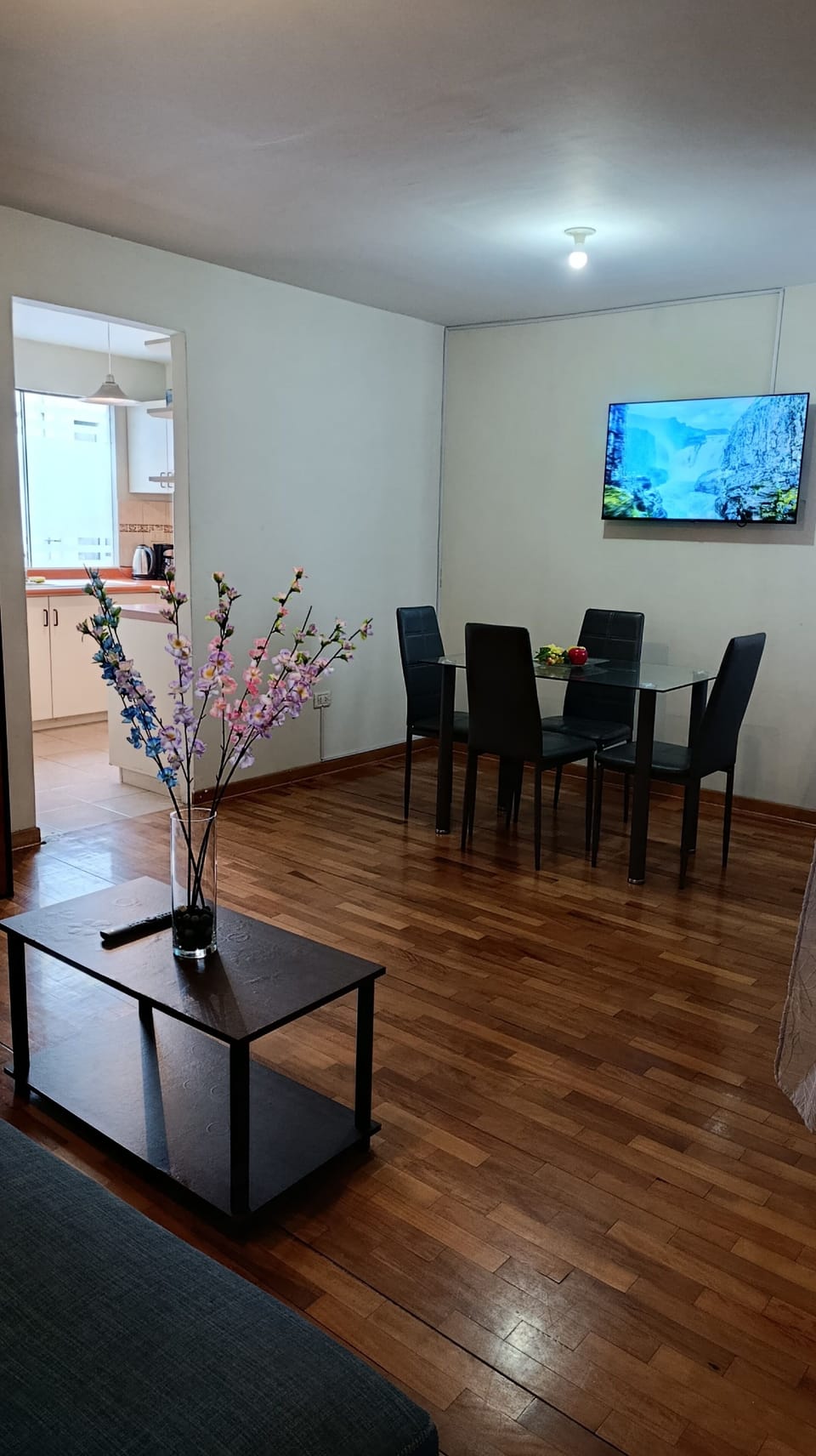 Dining and living room area