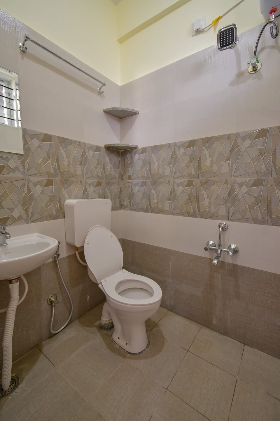 Raised toilet seat