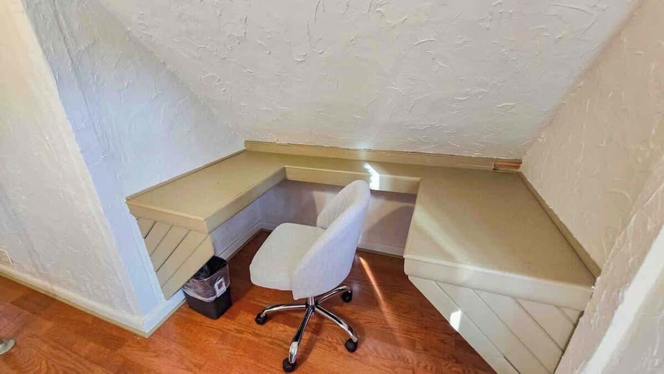 Quiet office nook if you need to work while you play