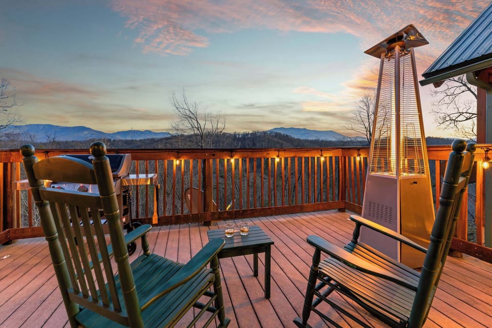 Beautiful Sunset over Mount LeConte!