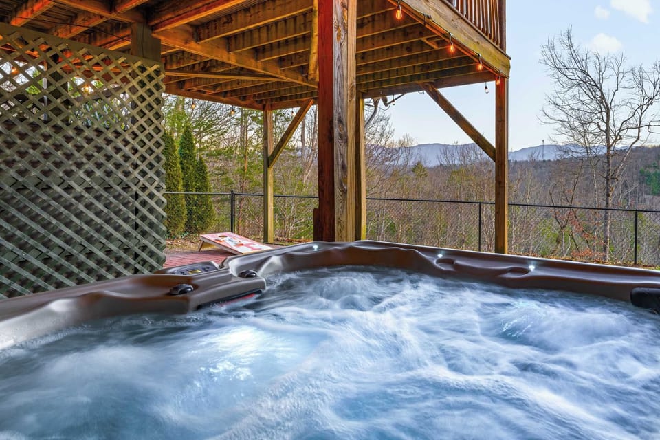 7-person Hot Tub on Lower Level off the Game Room!