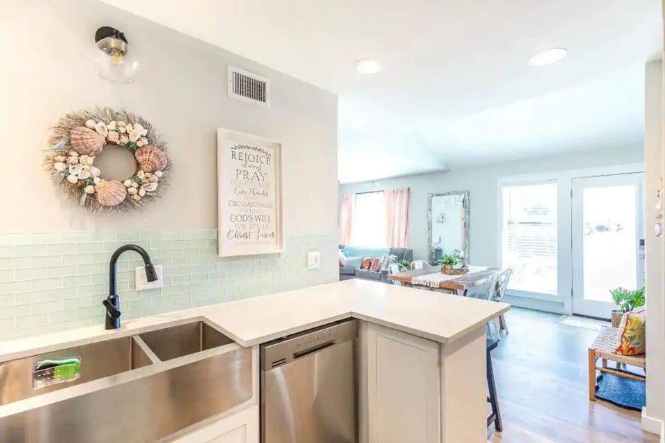 View from kitchen area 