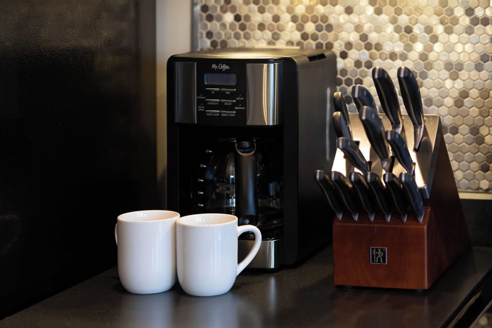 Brew up a hot cup of coffee to get your day started