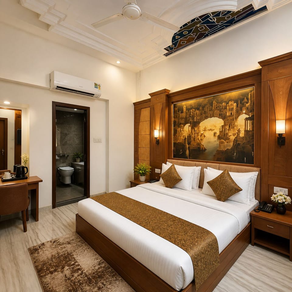 Basic Double Room | Soundproofing, free WiFi, bed sheets
