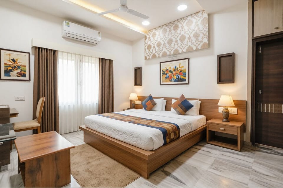 Deluxe Double Room, Balcony, City View | View from room