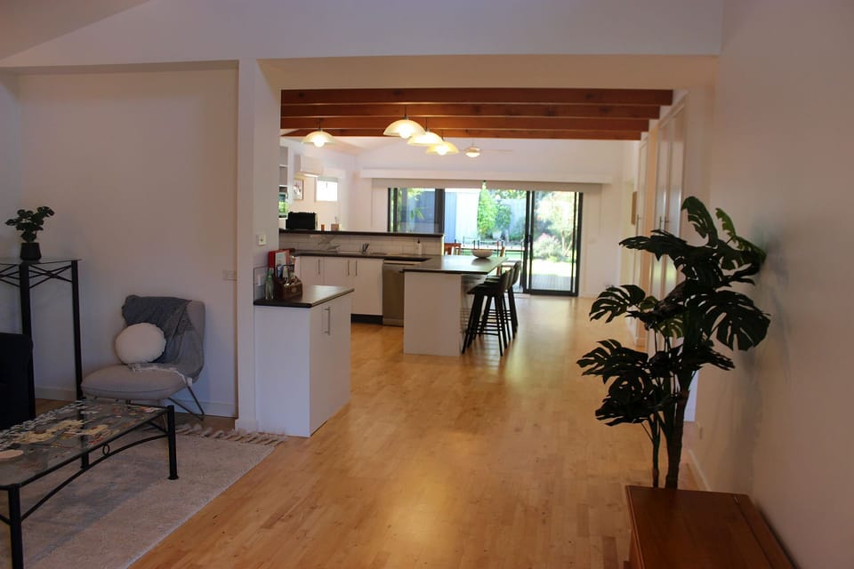 Looking from the front entrance