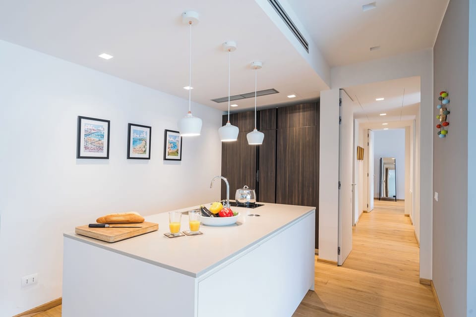 Open plan living.