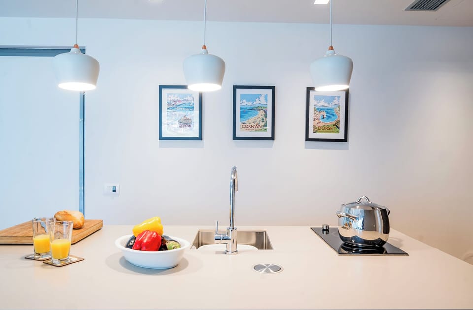 The kitchen.