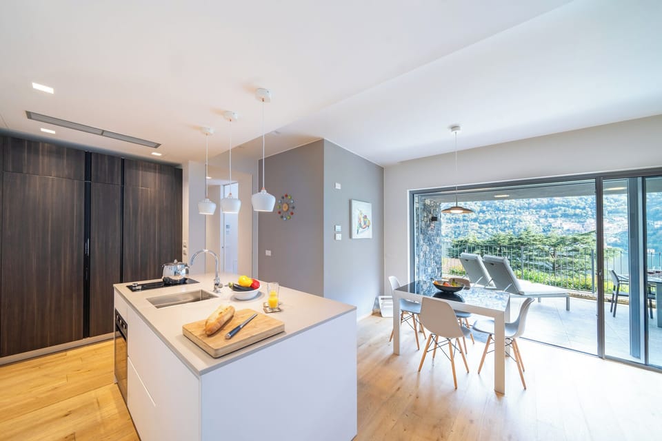 Cook up a feast in the designer kitchen.