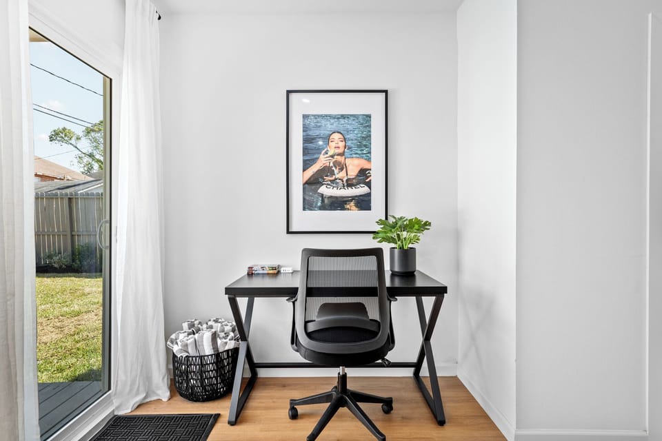 Working? ALL SET! 
Designated work space avaiilable for you. 