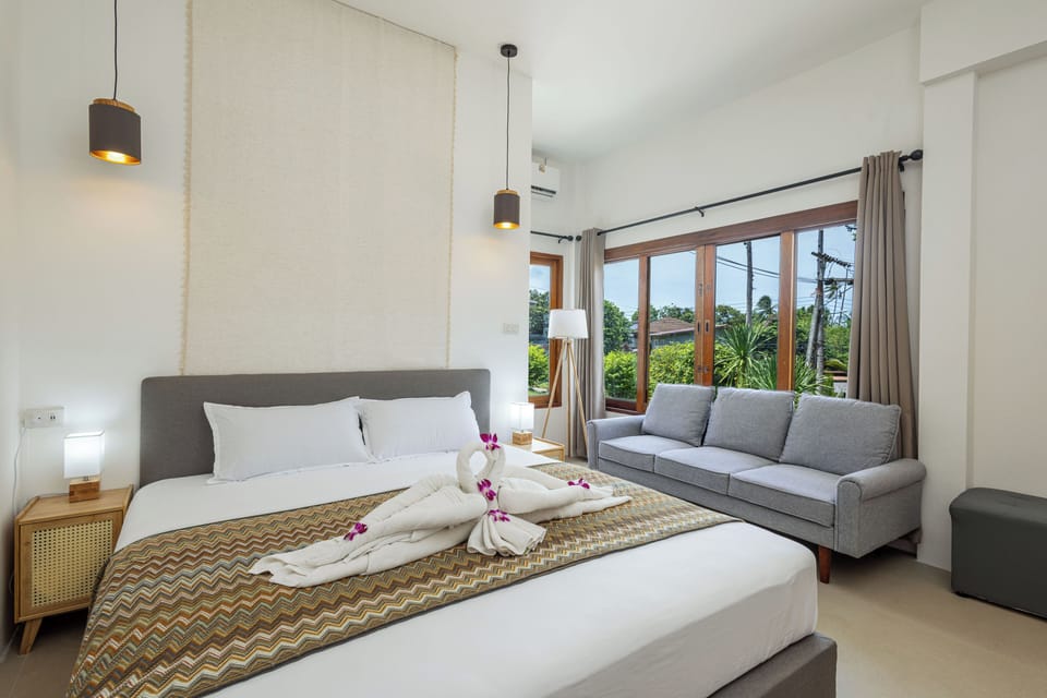 Design Villa, 2 Bedrooms, Terrace, Sea View | View from room