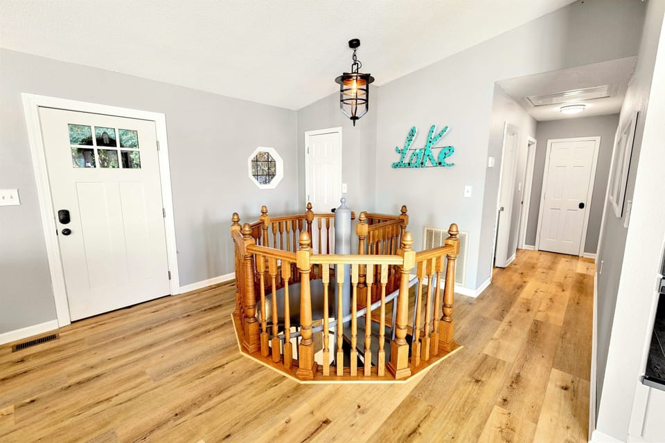 Stairs going down to the Bedroom #3