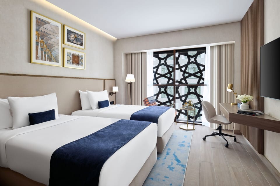 Hypo-allergenic bedding available, minibar (free items), in-room safe