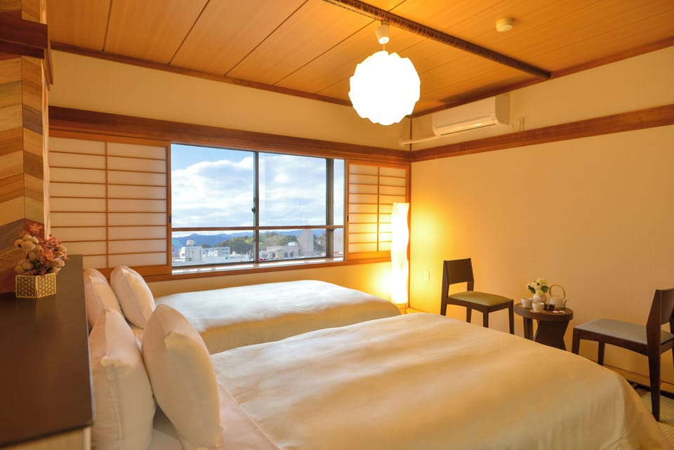 [Renovated] Japanese-Style Twin Room, Non smoking | Select Comfort beds, desk, blackout drapes, free WiFi