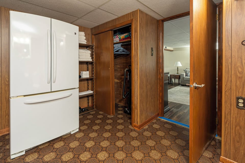 Lower Level extra refrigerator