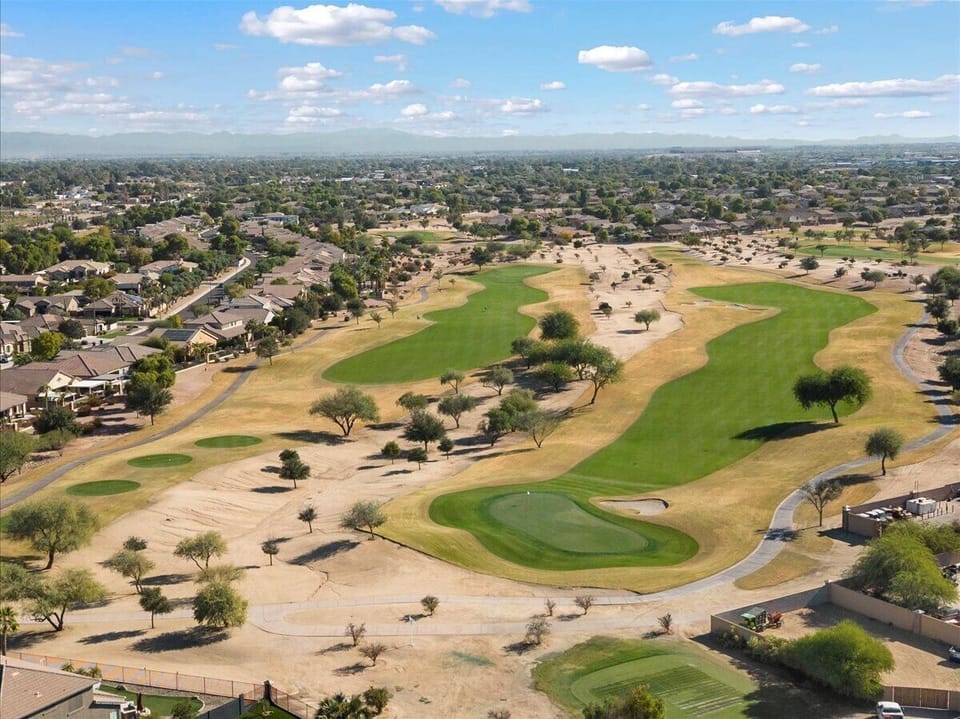 Seville Golf Course across the street