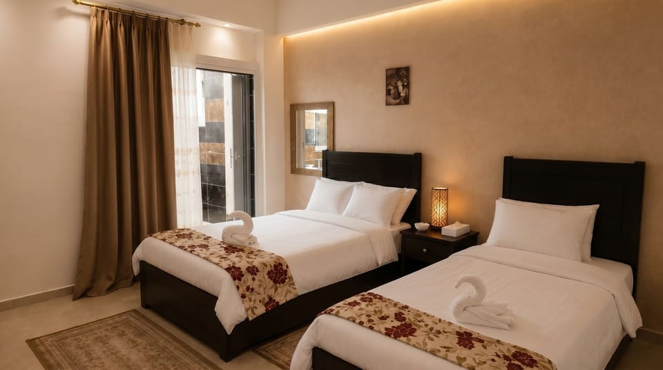 Elite Twin Room, 2 Twin Beds, Smoking | Egyptian cotton sheets, premium bedding, free WiFi, bed sheets