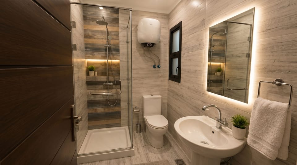 Superior Twin Room, 2 Twin Beds, Smoking | Bathroom | Separate tub and shower, free toiletries, hair dryer, towels