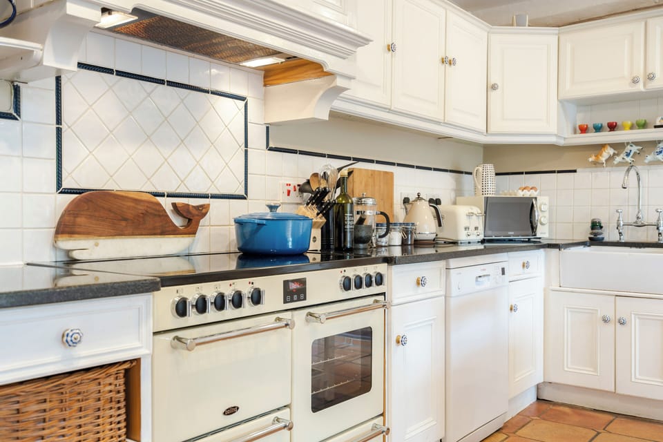 Newly installed range cooker