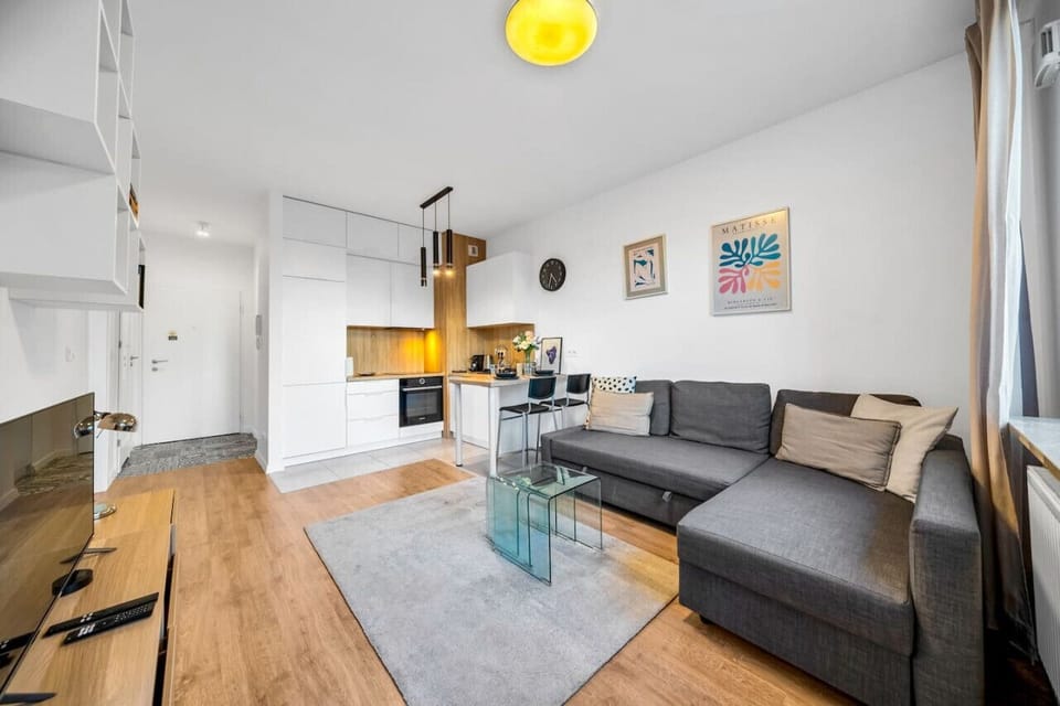 Living Room with Sofa | Book Now with RENTUJEMY.COM