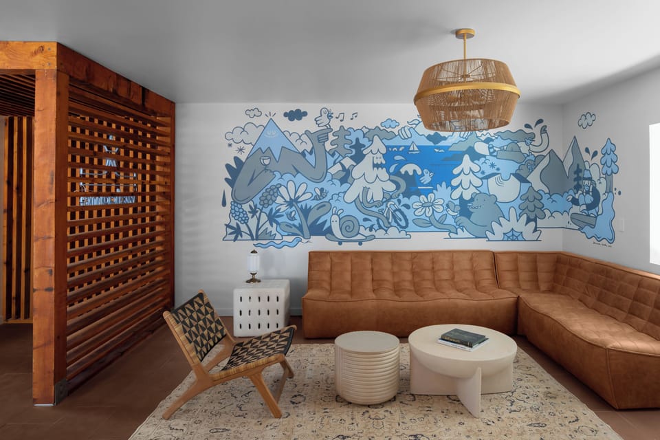 Lobby sitting area