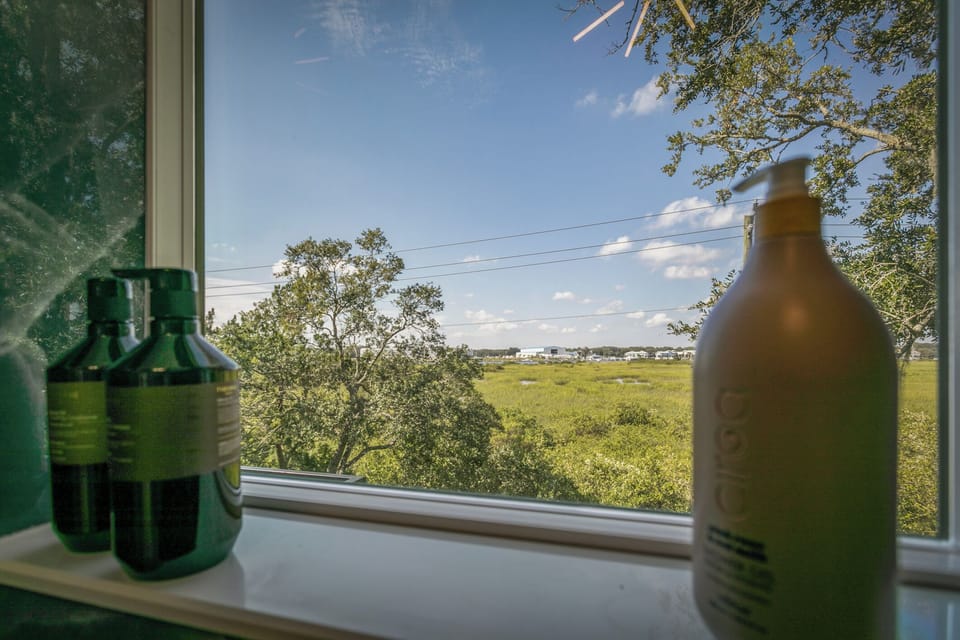 View from West master shower