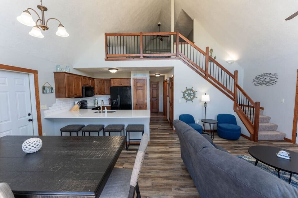 Kitchen, Dining, Living Room and Open Loft