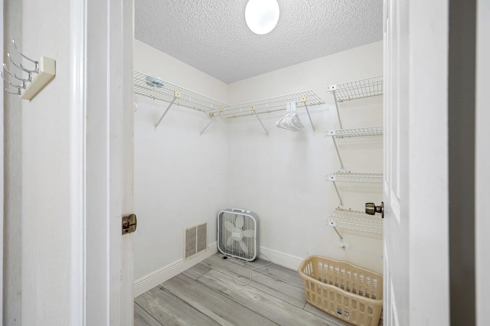 Large master closet