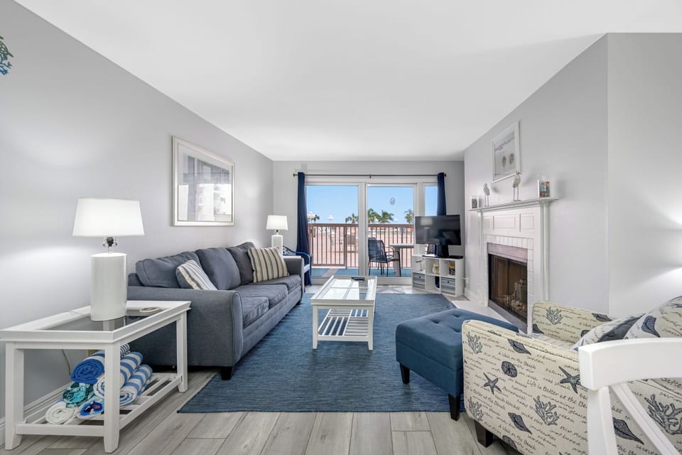 Spacious living area with ample seating