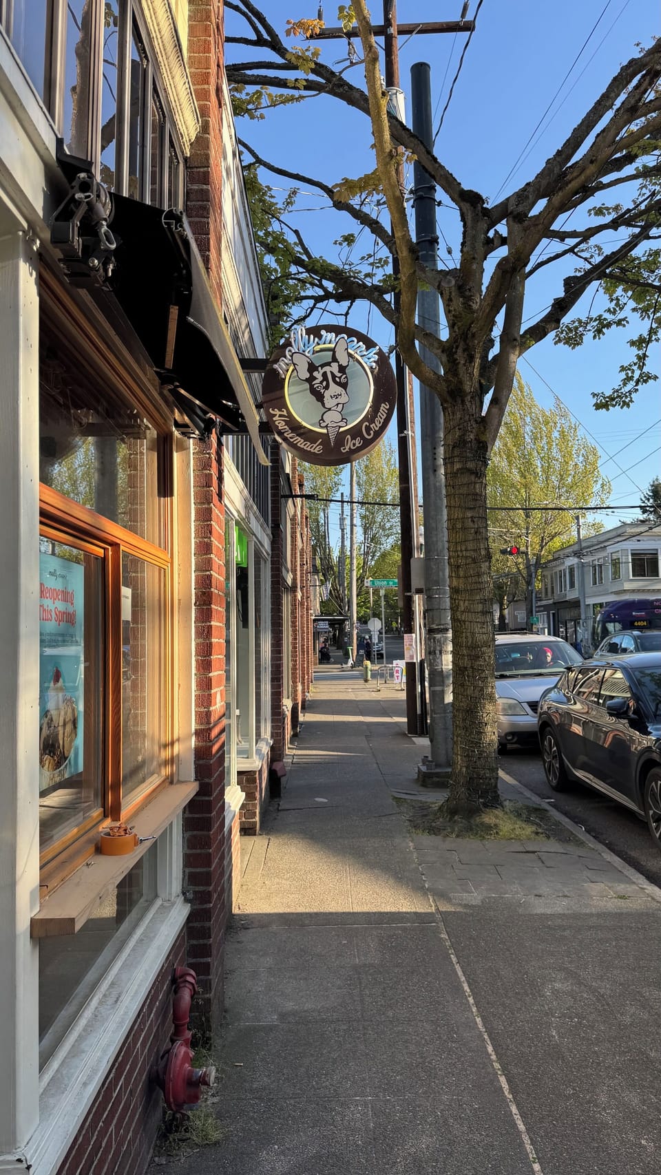 Explore places like Molly Moon‘s ice cream, Mr. West coffee, and brunch spots.