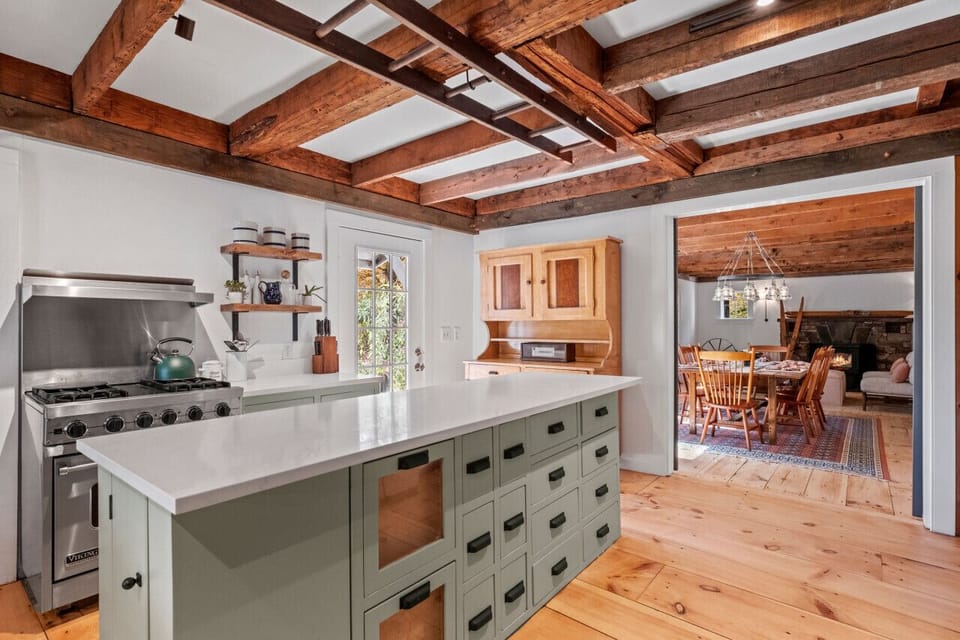 Modern kitchen with top-of-the-line appliances awaits your culinary creations.