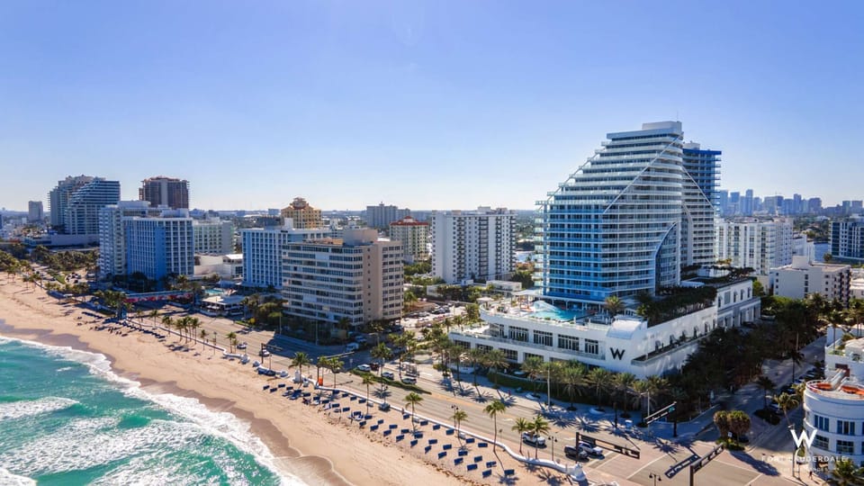 Beach aerial view
